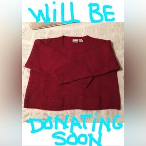 Oversized sweater WILL BE DONATING  SOON !!!
